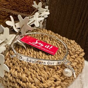 Southern Girl Silver Bracelet by